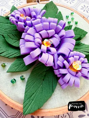 3D Floral Embellishment Workshop at Barton Grange