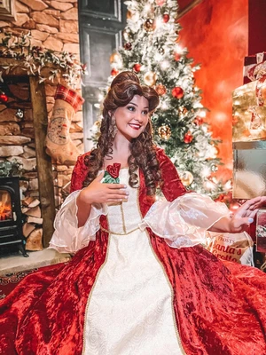 Christmas Pottery Painting with Festive Beauty Princess at Willington