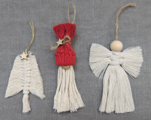 Macramé Christmas Decorations - Yarnton 16th Nov