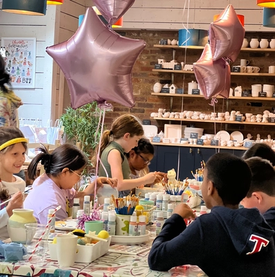 Pottery Painting Studio Parties at Yarnton