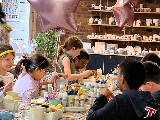 Pottery Parties at Lily Pots Woburn Sands