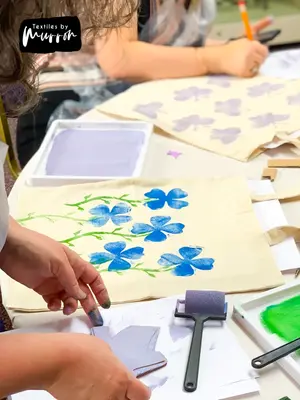 Print and Stitch Tote Bag Workshop at Barton Grange