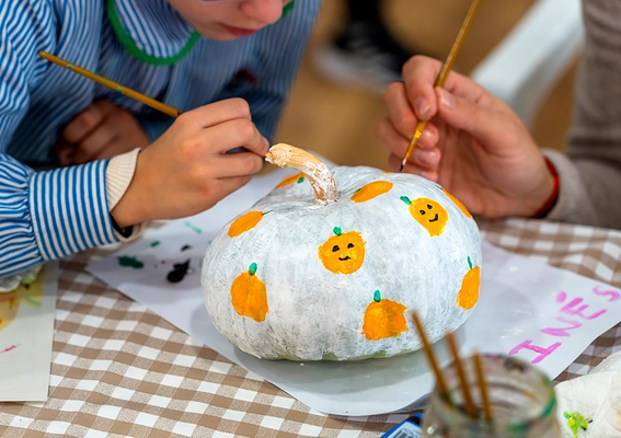 Pumpkin Painting At The Patch