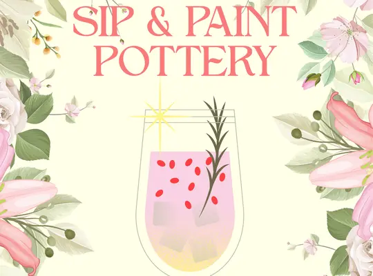 Sip & Paint at The Potting Shed Studio Huntingdon