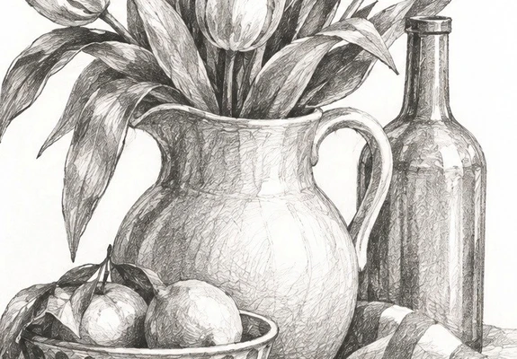 The Art of Looking: Beginners’ Still Life Drawing at Barton Grange