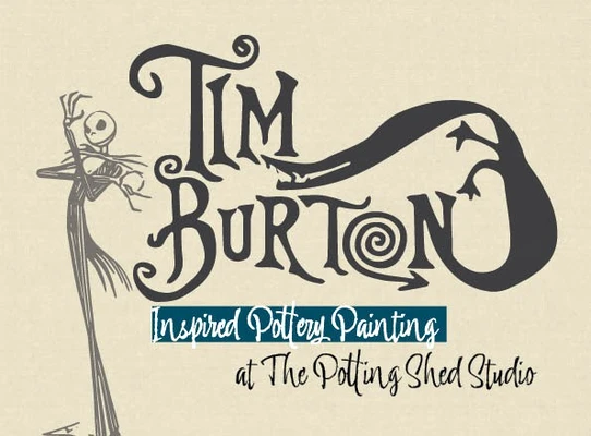 Tim Burton Inspired Pottery Painting Session at Huntingdon