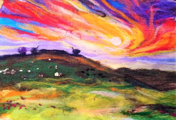 Wet Felting Workshop at Barton Grange