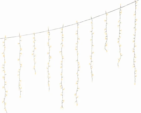 256 LED Two Tone Gold Mix Twinkle Effect Icicle Lights - image 3