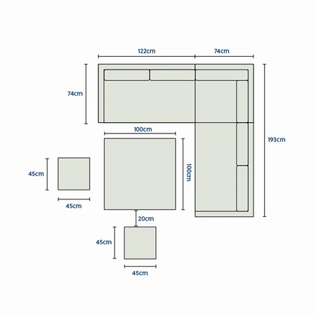 Athens Mini Corner Dining Set - image 5