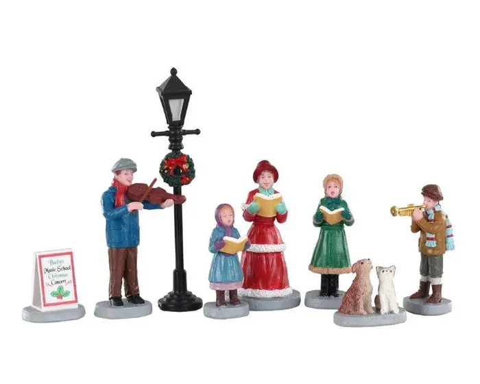 Lemax Baily's Music School Carolers - image 2