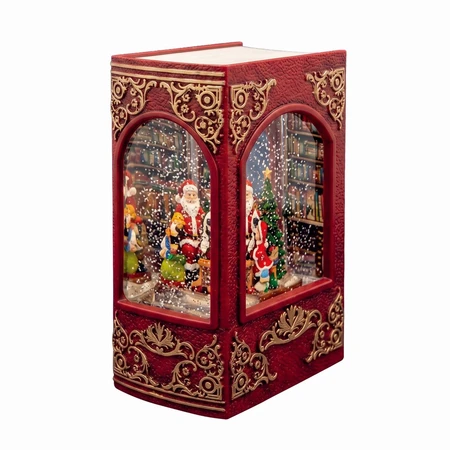 Santa Book Nook Water Spinner
