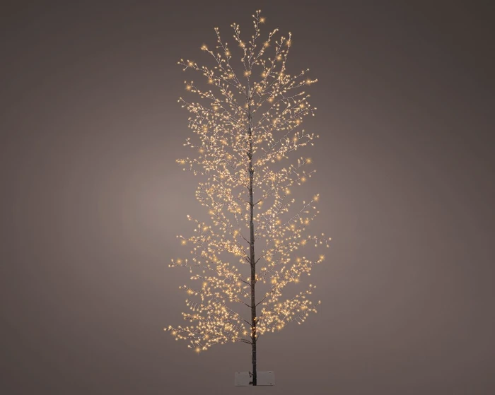Classic Warm White 1755 Micro Static LED Tree - image 1