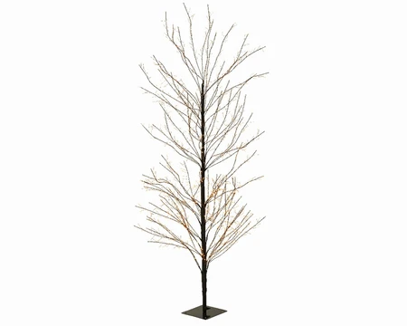 Classic Warm White 1755 Micro Static LED Tree - image 3