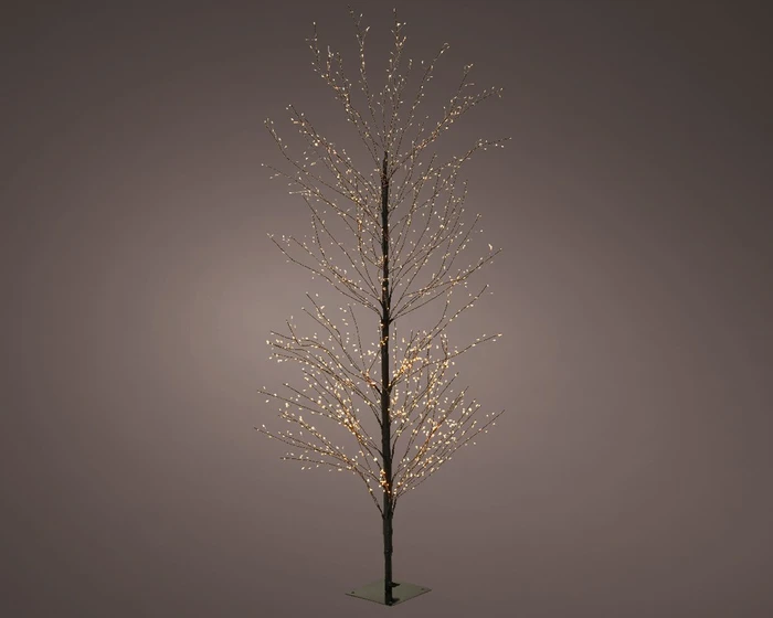 Classic Warm White 1755 Micro Static LED Tree - image 2