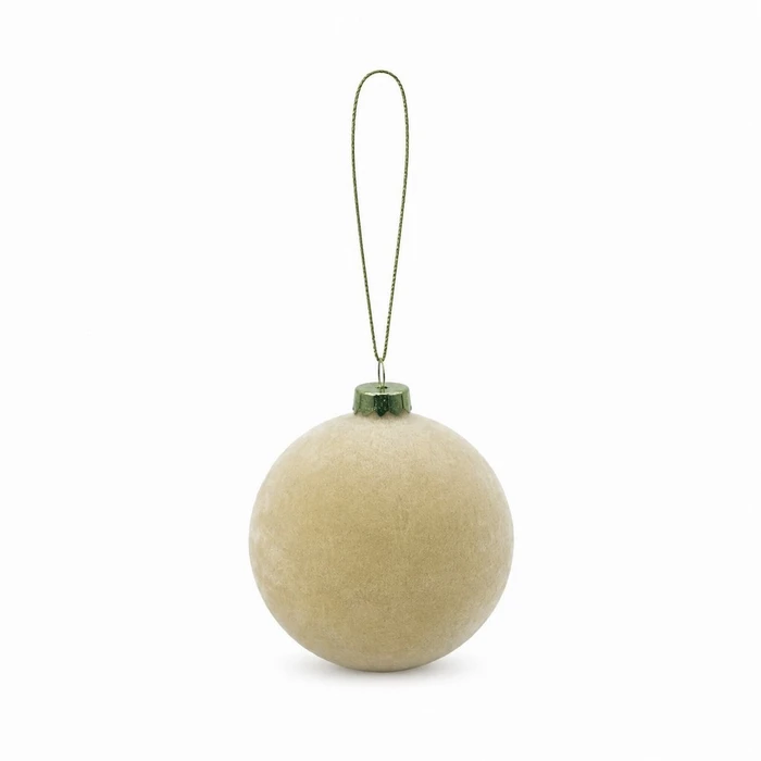 Cream Velvet Bauble