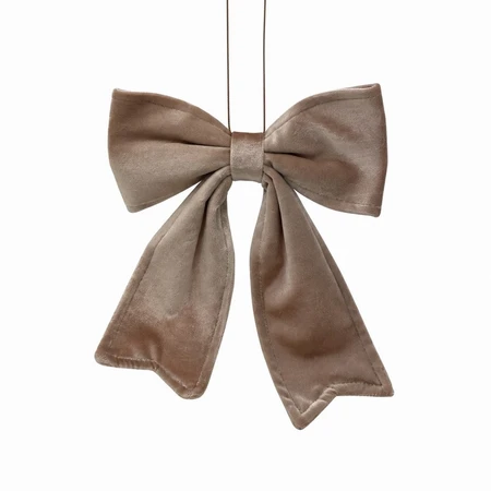 Large Champagne Bow Hanging Decoration
