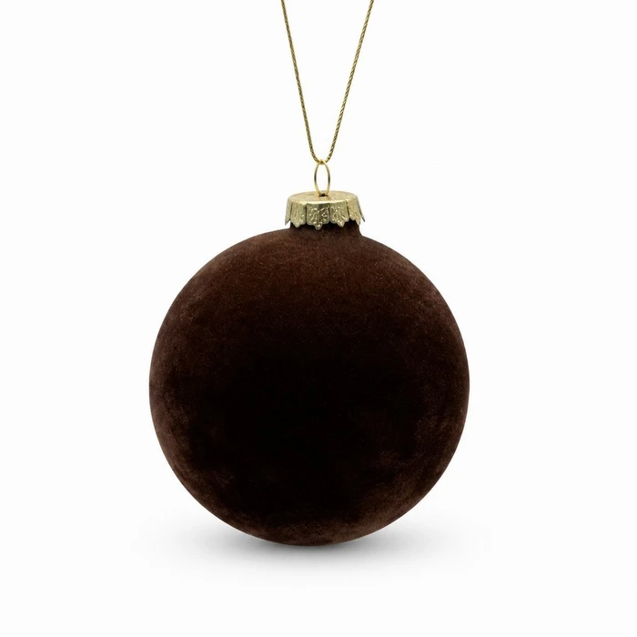 Espresso Velvet Bauble