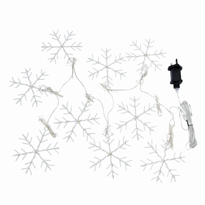 Curtain Snowflake Cool White - image 2