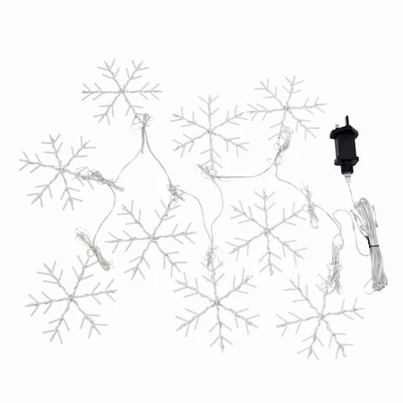 Curtain Snowflake Cool White - image 2