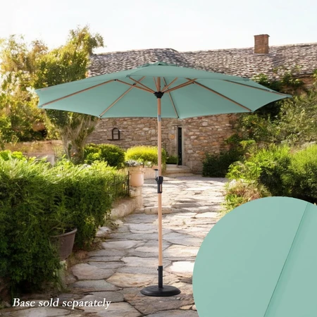 Diamond Distinction Sea Foam 3m Parasol - image 1