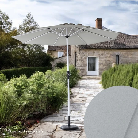 Diamond Garden Parasol Ash Grey 3m
