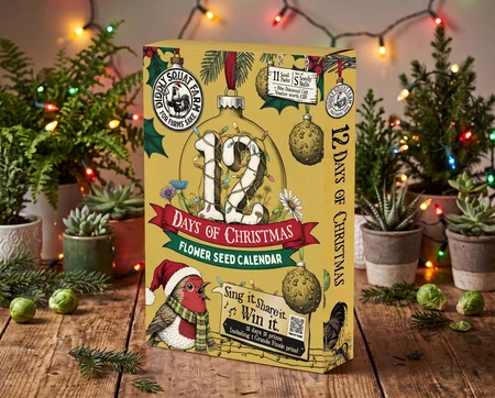 Diddly Squat Farm 12 Days of Christmas Flower Seed Calendar - image 1