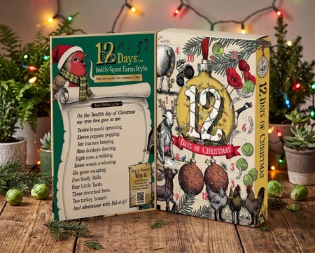 Diddly Squat Farm 12 Days of Christmas Flower Seed Calendar - image 2