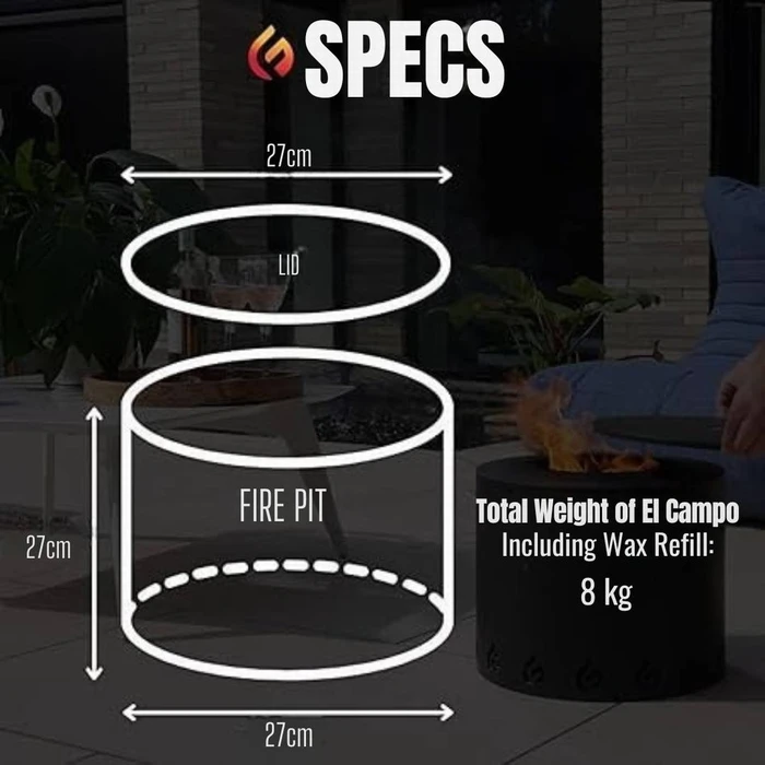 El Campo Stainlesss Steel Fire Pit - image 8