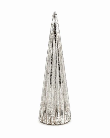 35cm Glass Christmas Tree - image 2