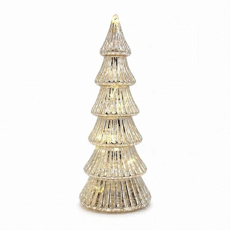 25cm Glass Christmas Tree - image 2