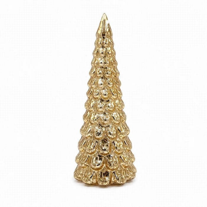 20cm Glass Christmas Tree - image 1