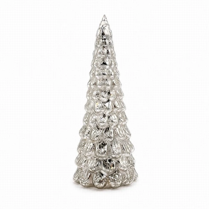 20cm Glass Christmas Tree - image 2