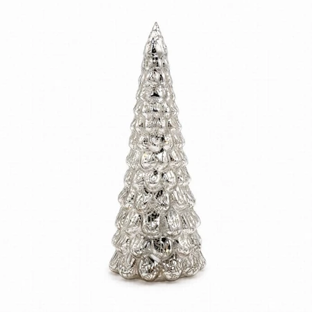 20cm Glass Christmas Tree - image 2