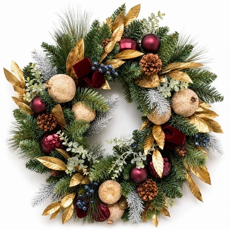 Burgundy Wreath 61cm
