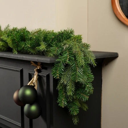 Grandis 9ft Green Garland - image 2