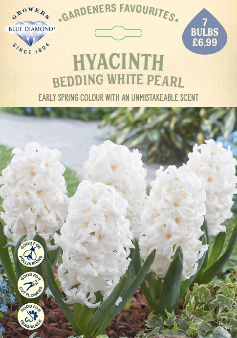 Hyacinth Bedding White Pearl GF - image 1