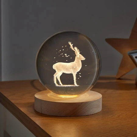 Stag InLit Globall Ornament
