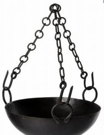 Kadai Cooking Bowl 3 Chains Fits 70 80cm - image 2