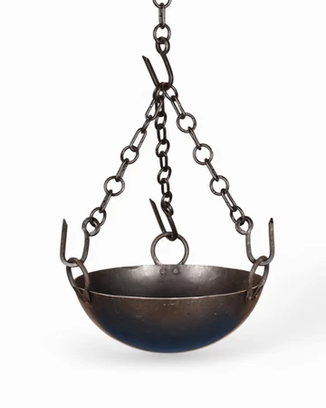 Kadai Cooking Bowl 3 Chains Fits 70 80cm - image 1