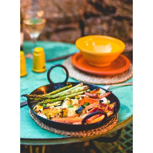 Kadai Set of 3 Skillets + Tongs - image 7