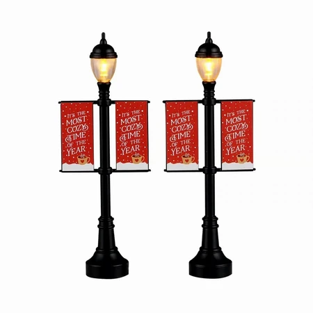 Lemax Lamp Post Banners (Set of 2)