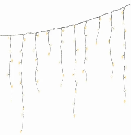 LED Icicle Snowball Effect 720 Two Tone Gold Mix