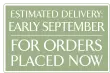 Pre-order for delivery in early September