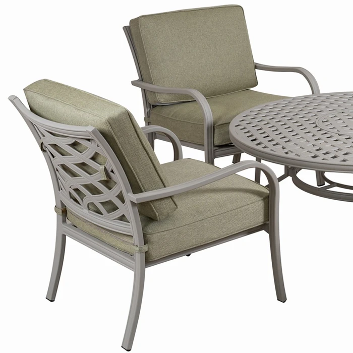 Burford 4 Seater Low Dining Table with Fire Pit - image 4