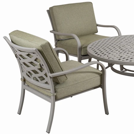 Burford 4 Seater Low Dining Table with Fire Pit - image 4
