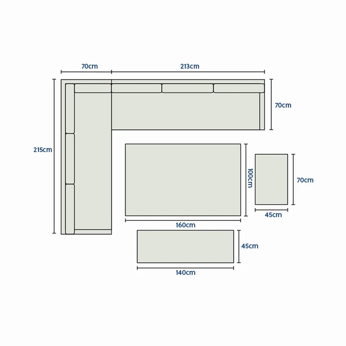Orlando Corner Dining Set - image 2
