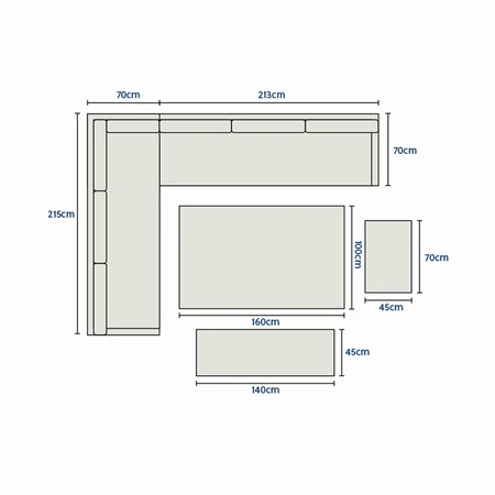 Orlando Corner Dining Set - image 2
