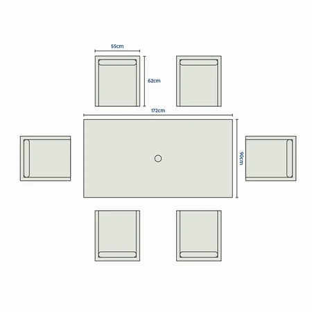 Heydon 6 Seat Set - image 4