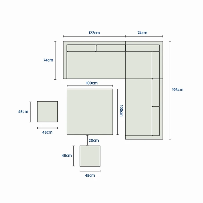 Athens Mini Corner Dining Set 2025 - image 5