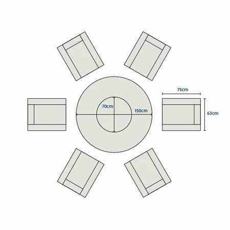 Athens 6 Seat Dining Set 2025 - image 7